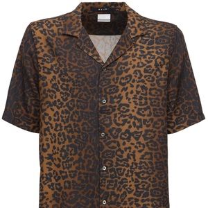 COPY - Ksubi Short Sleeve Prowler Printed Rayon Shirt